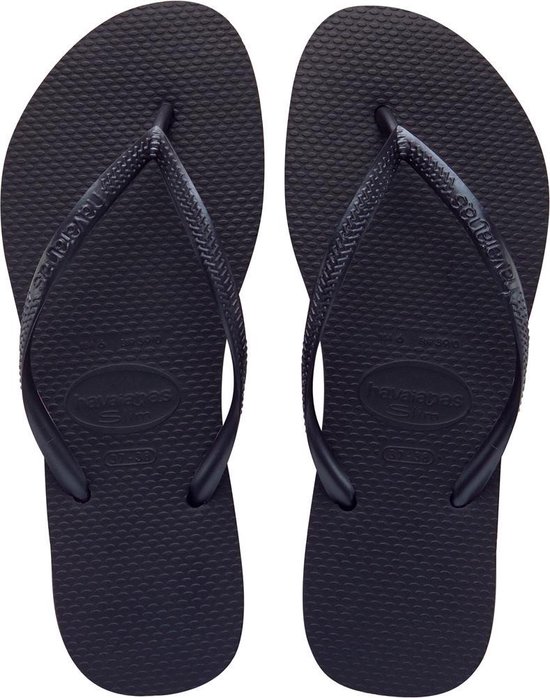 Havaianas Slim Dames Slippers - Maat 41/42 - black