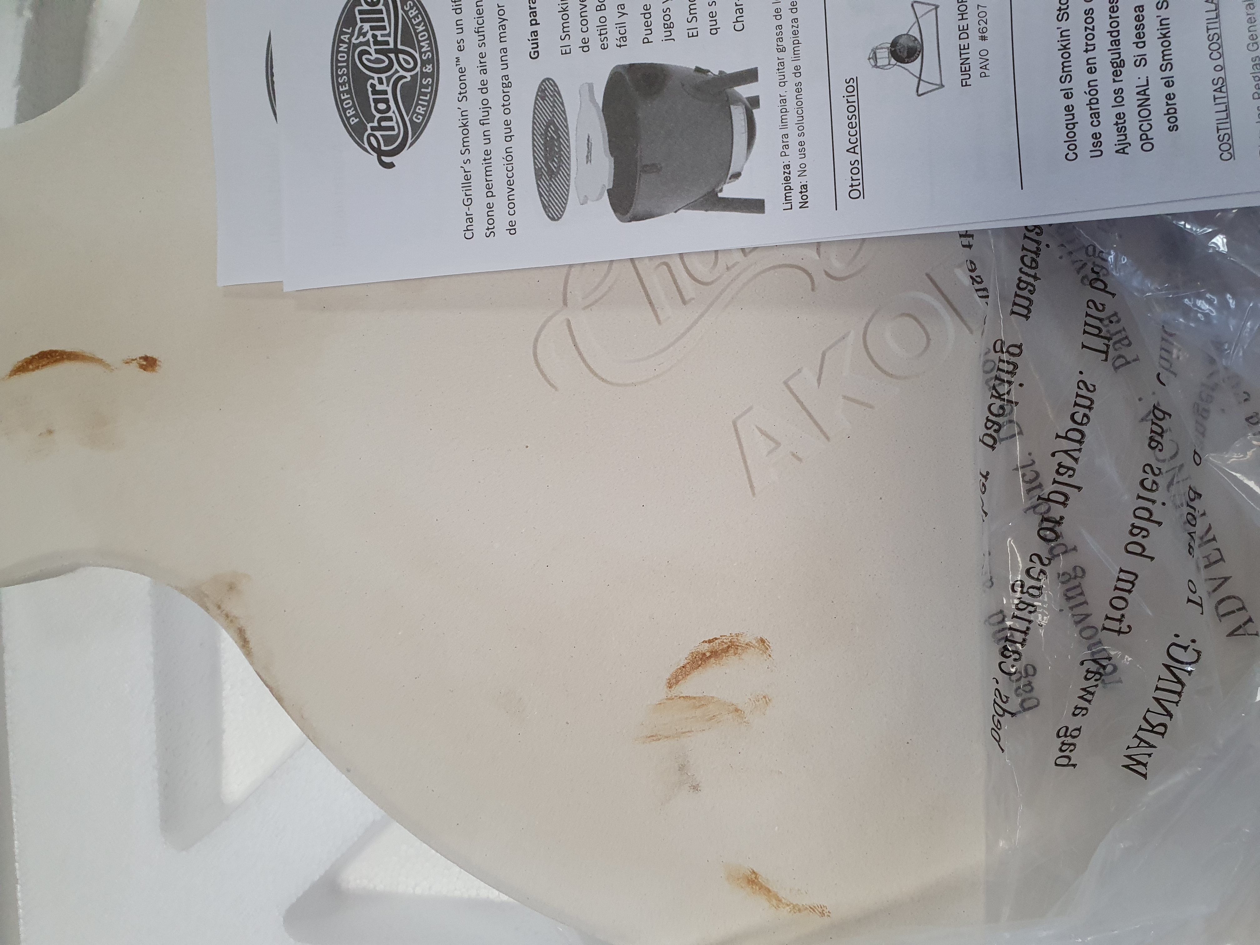 Char-Griller AKORN Smokin' Stone en Hitteschild – Voor Indirect Grillen en Slow Cooking