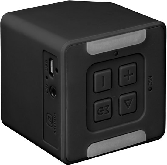 Bigben BT14N Bluetooth Speaker met LED verlichting - Zwart