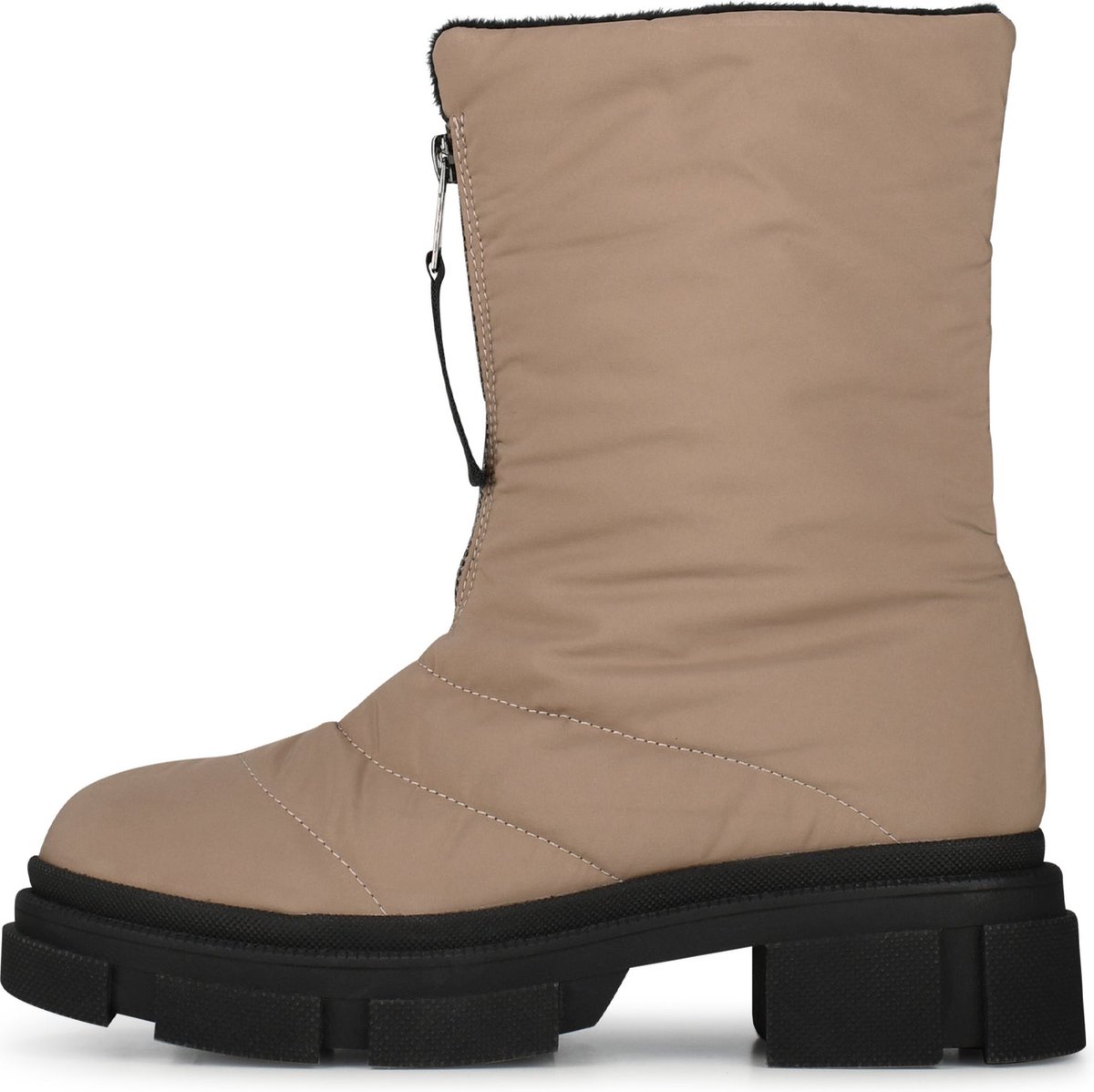 POSH by Poelman  - Maat 36 - MOON Dames Snowboots - Taupe