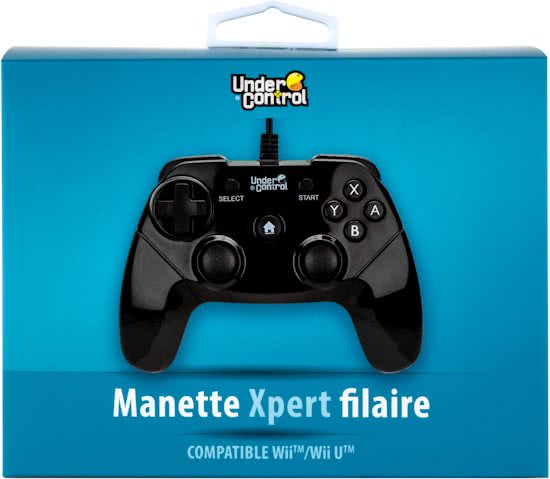 Under Control - Bedrade Xpert Controller - Voor de Wii en Wii U - Zwart