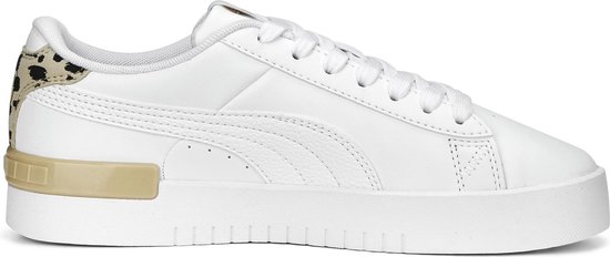 PUMA  - Maat 37.5 -Jada Animal Jr Dames Sneakers - White/Granola/Black/Gold