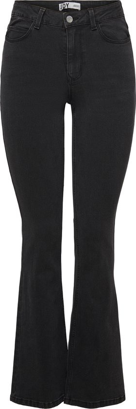 Jacqueline de Yong  Maat - W25 X L34 Jeans Jdynewflora Life High FlaredDark Grey Denim Dames