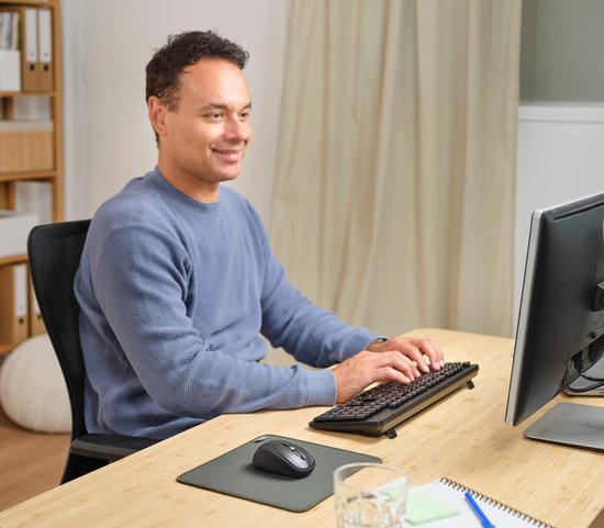 Trust Ody II draadloos stil toetsenbord en muis | azerty