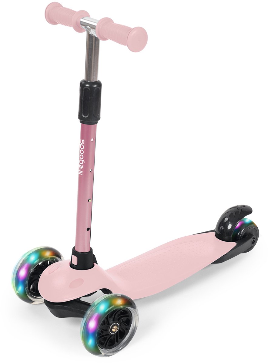 driewieler, pink, skates, lights, t-proud