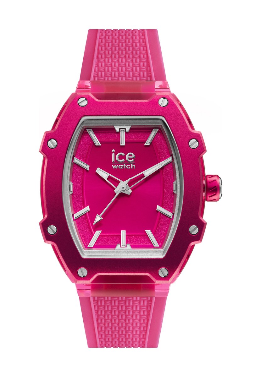 roze, horloge, watch, kunststof, kleurrijk