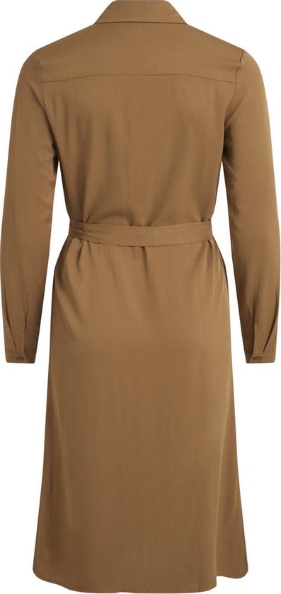 VILA  Maat 34 VIDANIA BELT LS SHIRT DRESSSU Dames Jurk