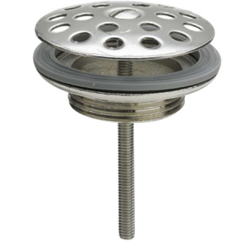 Plieger simplexplug m. rozet 5/4 chroom