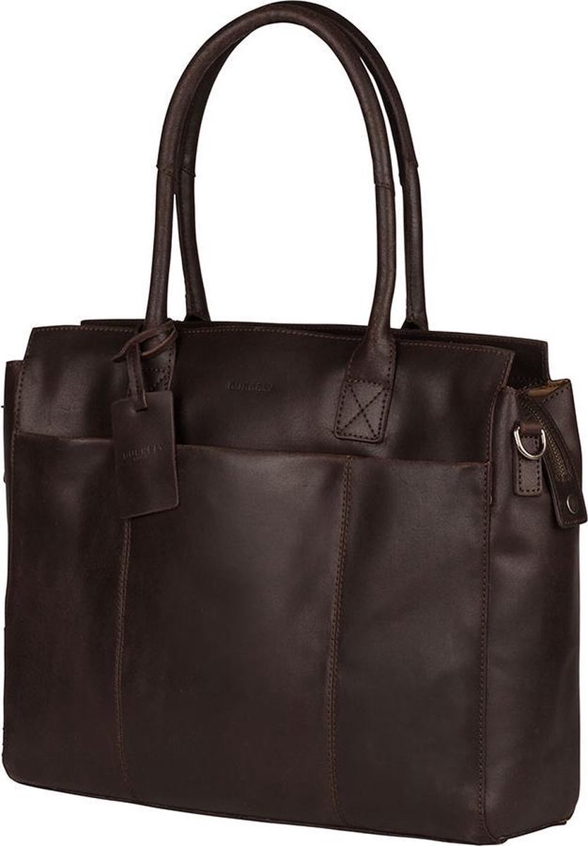 BURKELY VINTAGE DORIS LAPTOPBAG - Schoudertas - Bruin