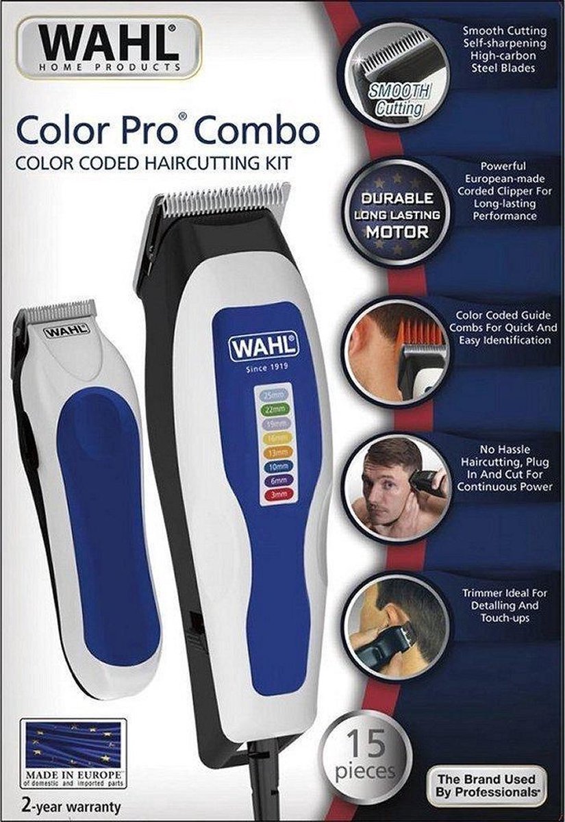Wahl Colorpro Combo - Tondeuse en trimmer