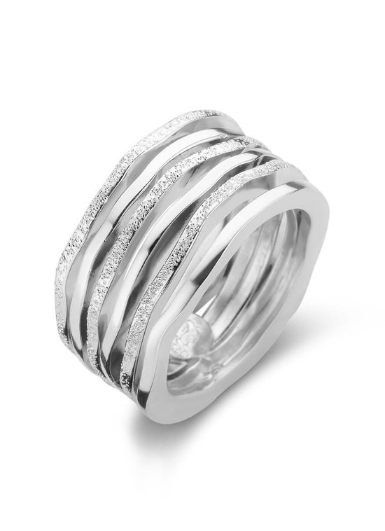 Casa Jewelry Ring Moraira Satin - maat 17.25 - Zilver