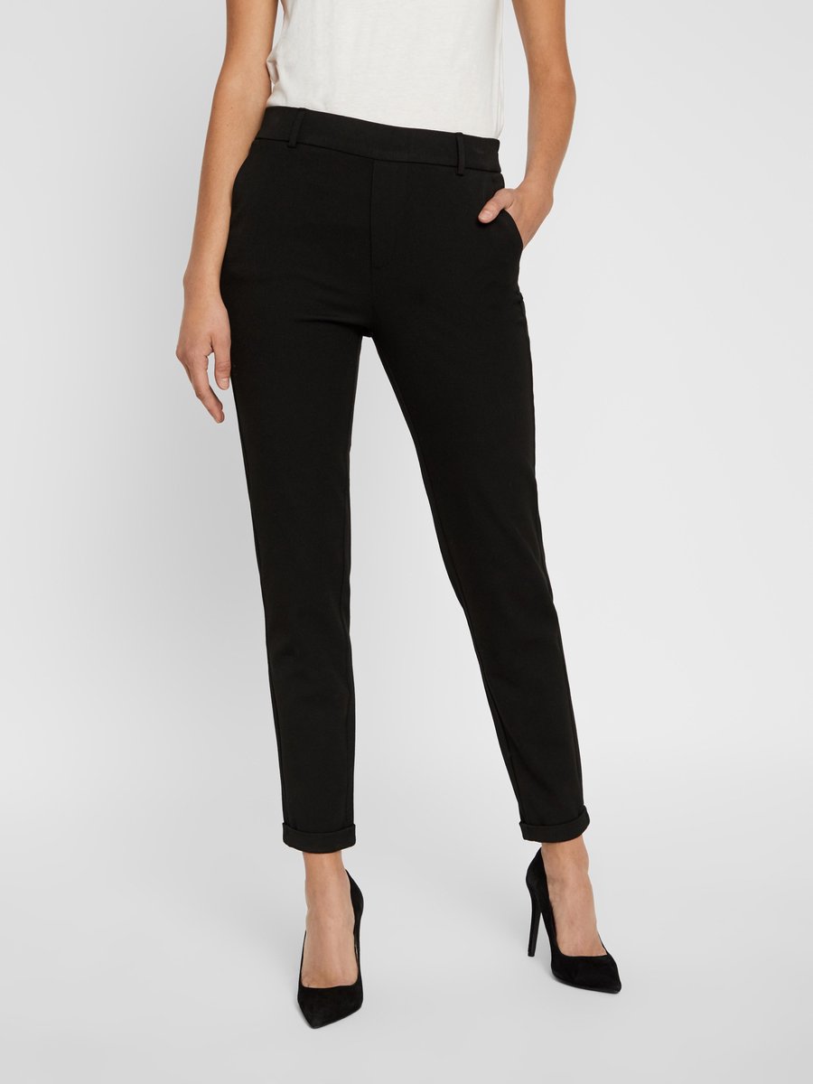 VERO MODA VMMAYA MR LOOSE SOLID PANT NOOS - Maat XS X L34 - Dames Broek