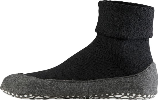 FALKE Cosyshoe Unisex Huissokken - Zwart - Maat 37-38