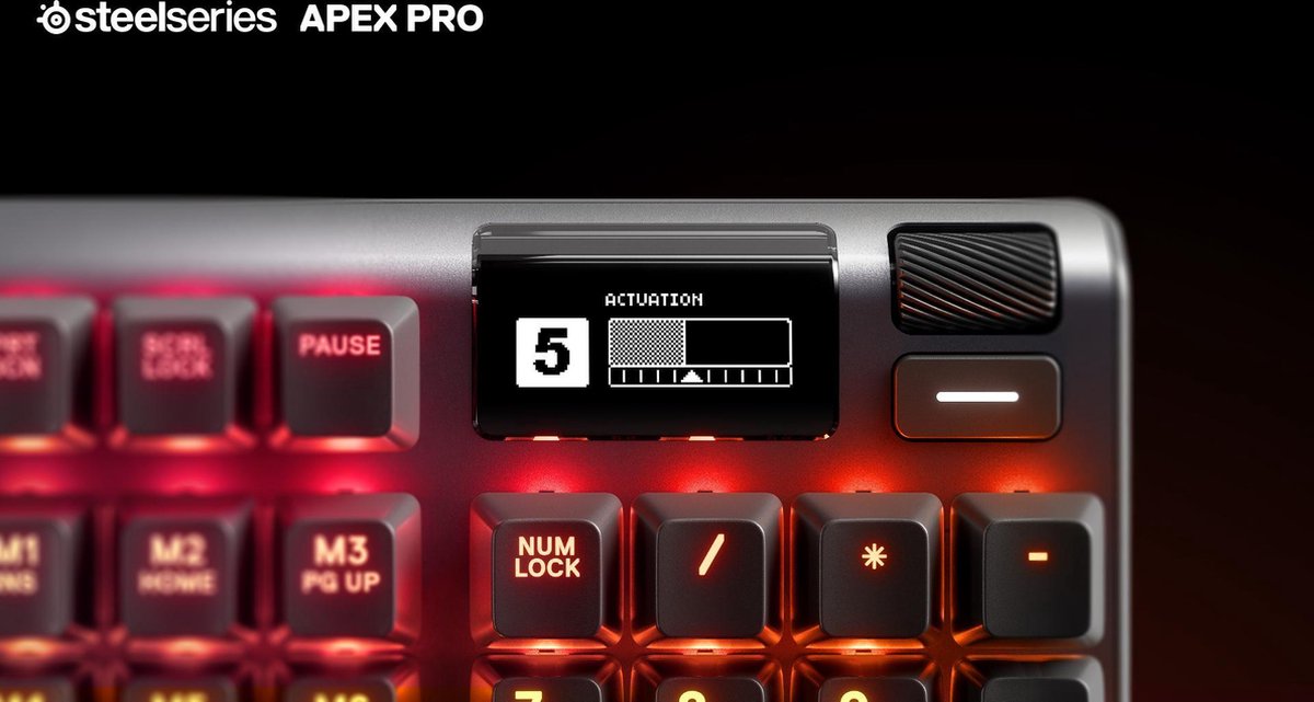 SteelSeries Apex Pro TKL Qwerty Mechanisch Gaming Toetsenbord - OmniPoint Switch