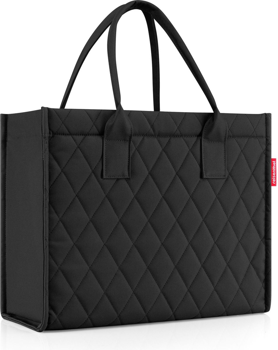 Reisenthel Daily Shopper - Schoudertas - 14L - Rhombus Black Zwart
