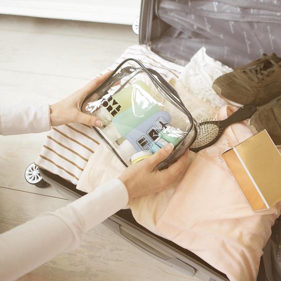 TravelMore Navulbare Silicone Reisflesjes met  Etui