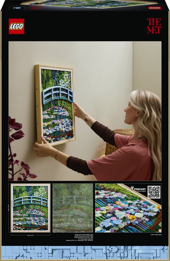 LEGO® Art Claude Monet – Brug over een Vijver met Waterlelies 31220
