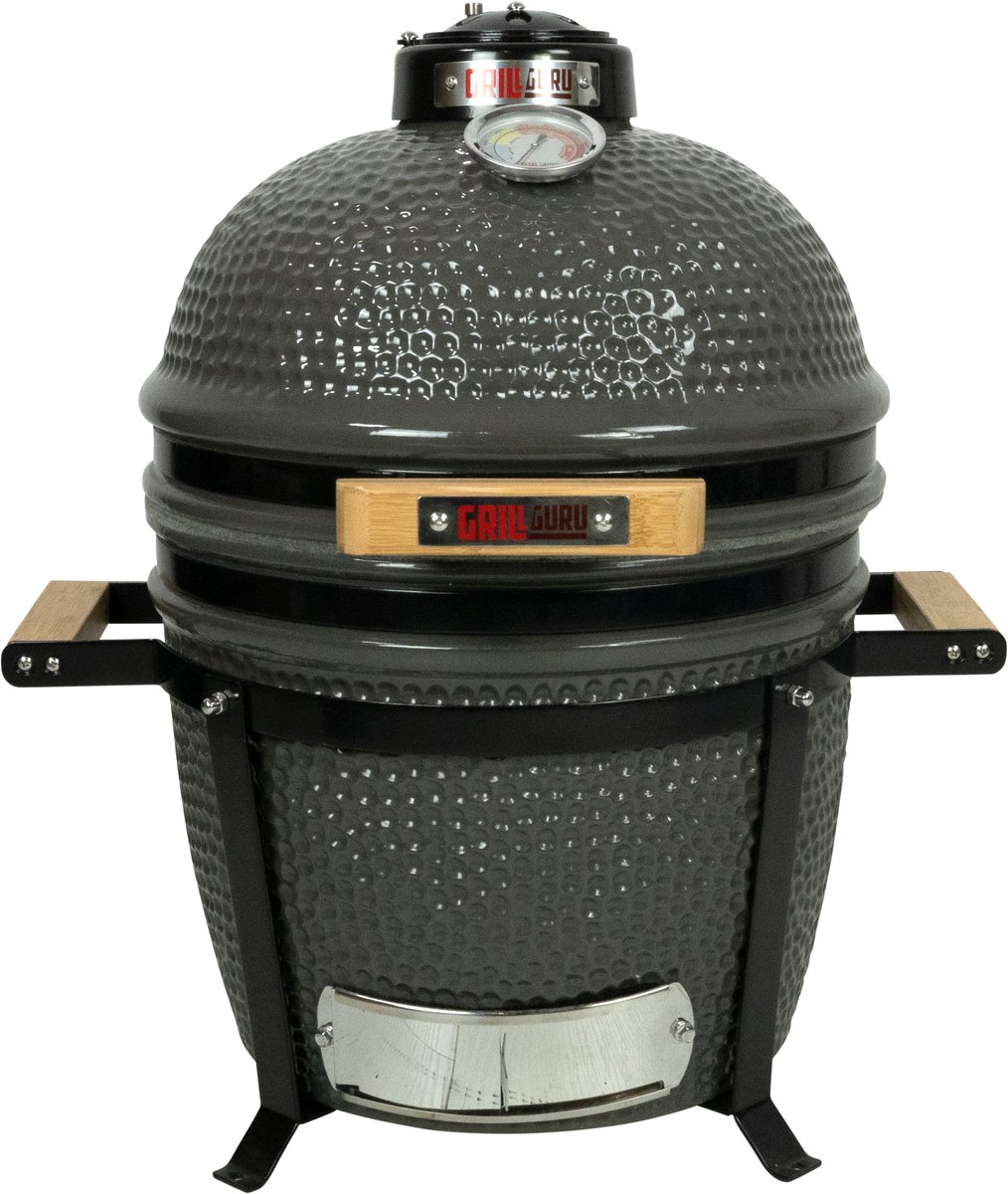Grill Guru Kamado Barbecue Original Compact ø33cm / ø13inch - Compleet - Grijs