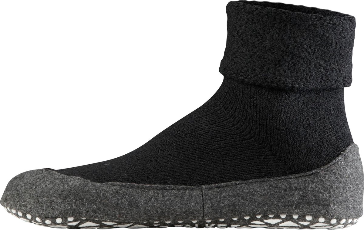 FALKE Cosyshoe Heren Pantoffels - 43/44 - Zwart