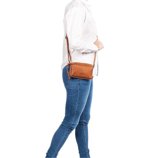 BURKELY Antique Avery Mini Bag Schoudertas - Cognac