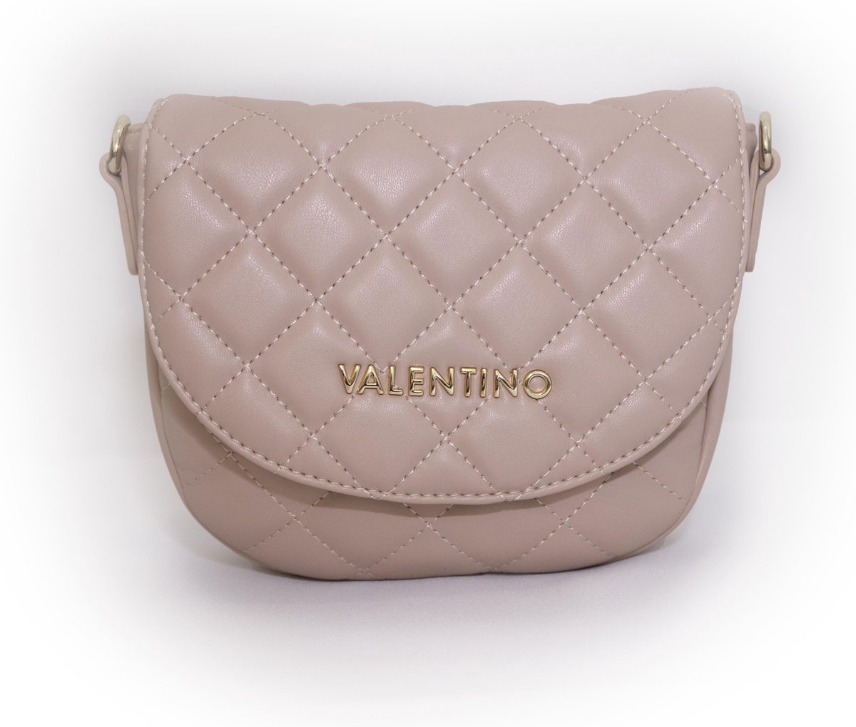 tasje, klein, quilted, rosé, valentino