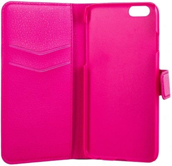 XQISIT Wallet Case Dun - Apple iPhone 6/6s Hoesje - Roze