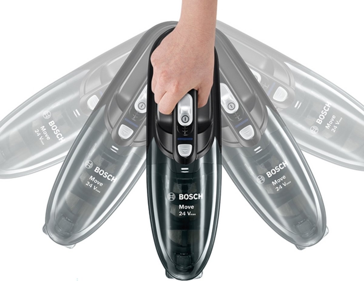 Bosch BHN24L Move - Kruimeldief - Zwart (Word geleverd zonder lader)