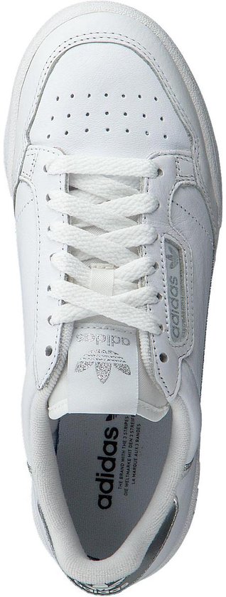 adidas Continental 80 W Dames Sneakers - 38 - Cloud White/Cloud White/Silver Met.