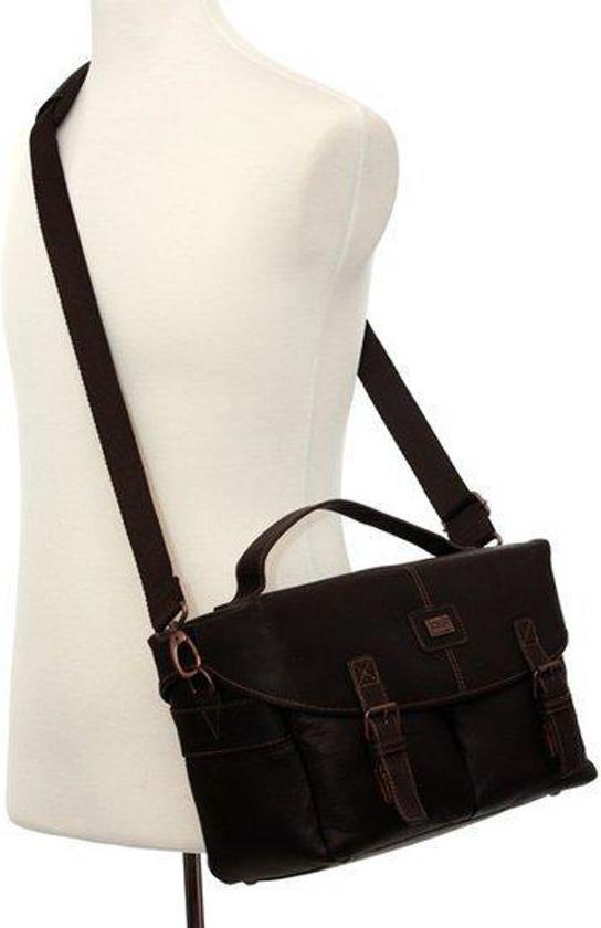 koopjeshoek - Jill-e Jack Bruin Leren Day Trip DSLR Tas bruin