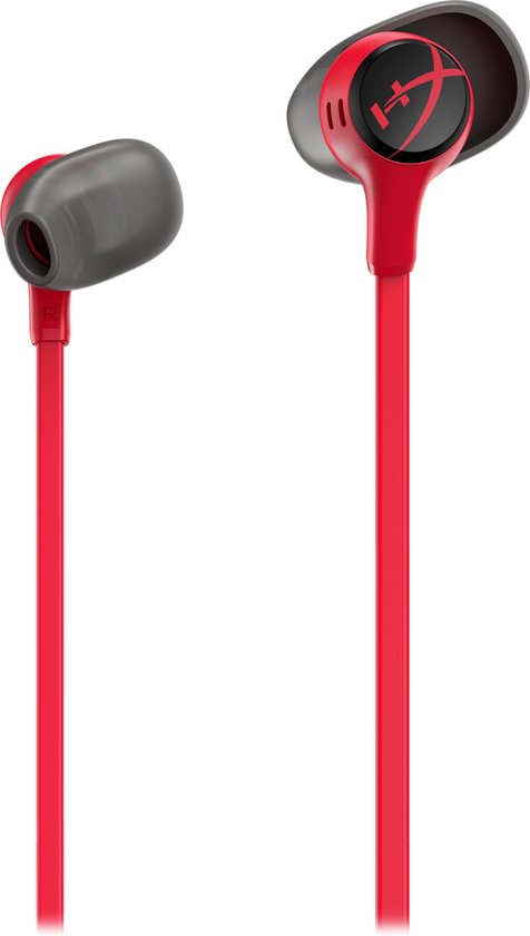 HyperX Cloud Earbuds II - Gaming Earbuds met Microfoon - Rood - PC/PlayStation/Xbox/Nintendo Switch/