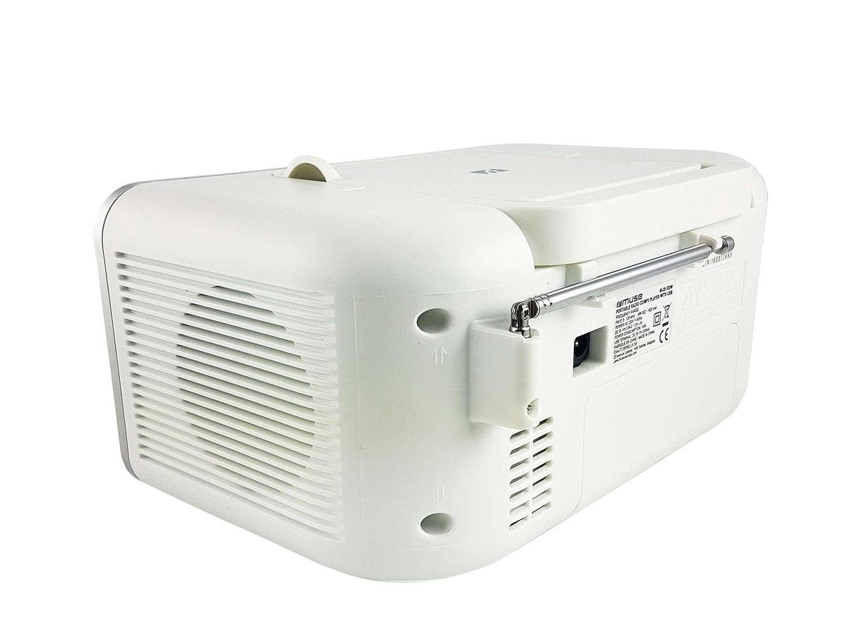 Muse M-28RDW - Draagbare radio/CD-/MP3-speler met USB, wit