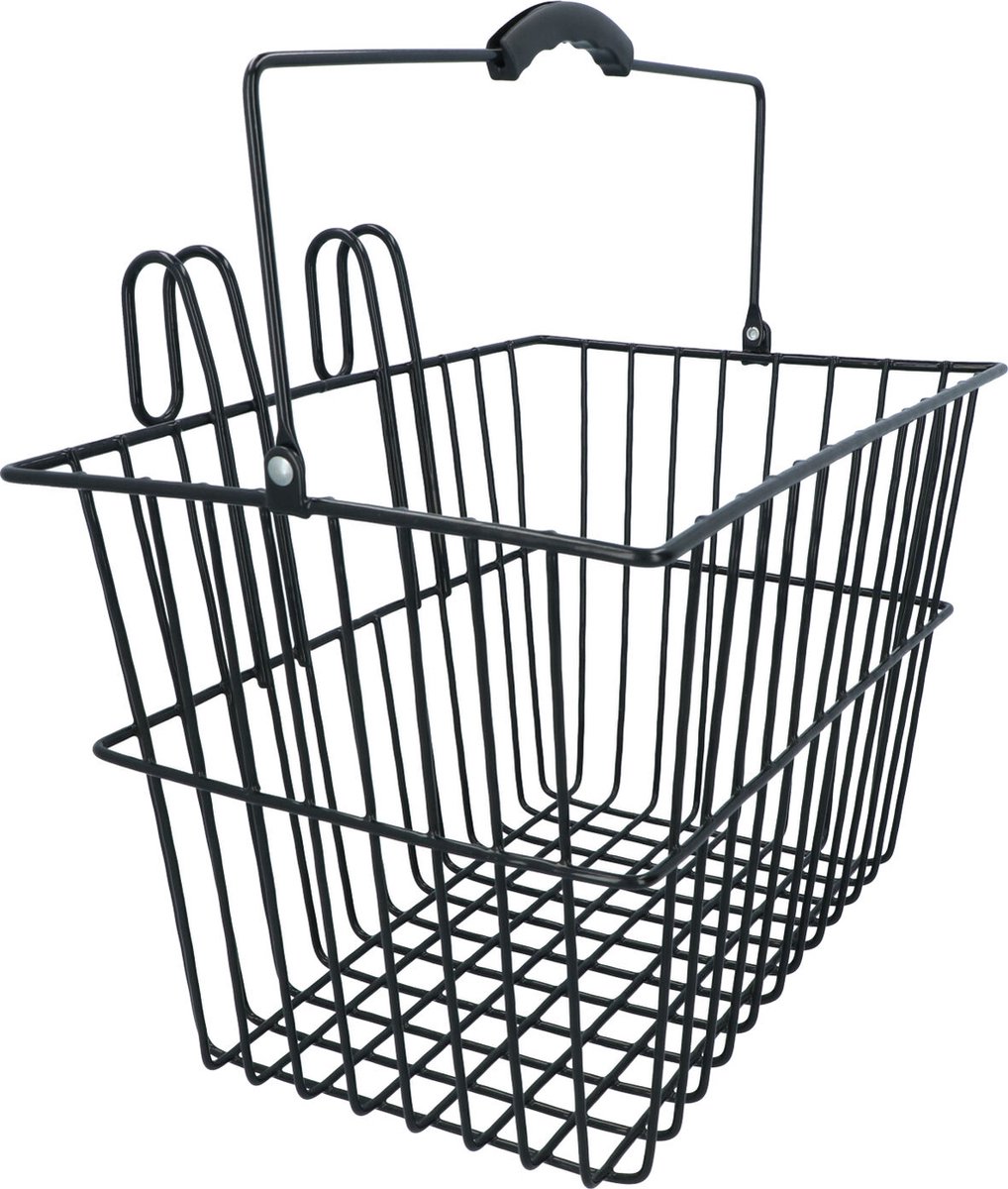 mand, fietsbak, opvouwbaar, metalen kader, basket