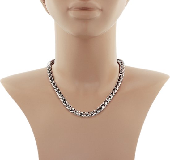 koopjeshoek - The Jewelry Collection Ketting Vossestaart - Staal