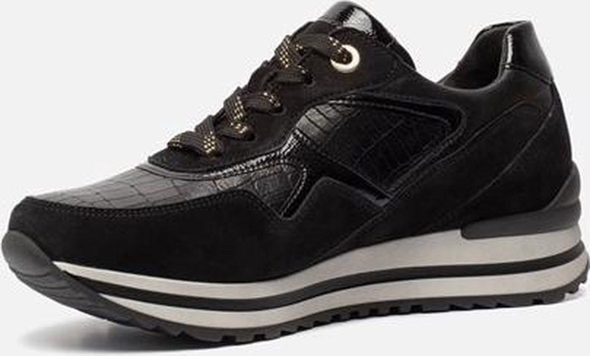 Gabor - Maat 39 - 76.524.97 Dames Sneakers - Zwart