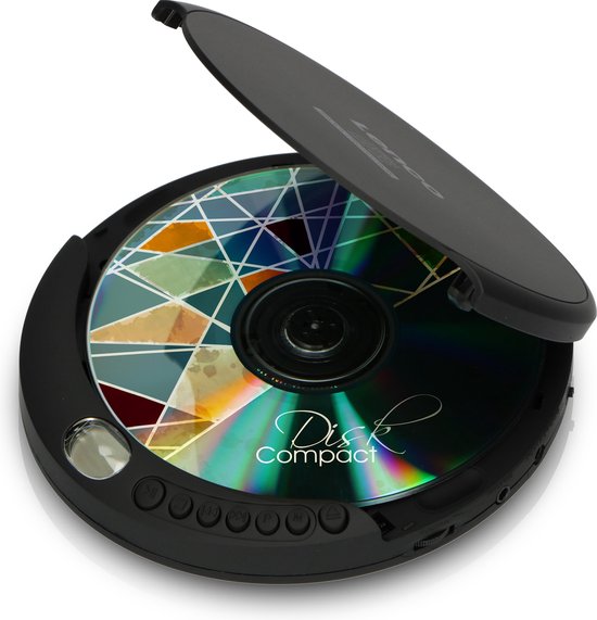 Lenco CD-200 - Discman met MP3 en shock-protection - Zwart