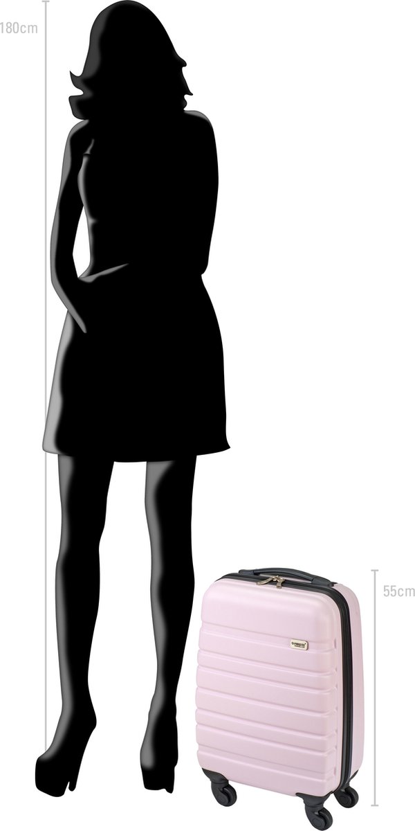 Princess Traveller Singapore Handbagage koffer 55 cm - Lilac