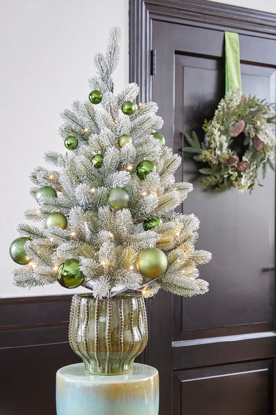 DGM-outlet-Kerstballen-Set-46-Stuks-O4-cm-O6-cm-en-O8-cm-Onbreekbaar-Donkergroen-aanbieding-prijs-sale-1 Kerstballen Set - 46 Stuks - Ø4 cm, Ø6 cm en Ø8 cm - Onbreekbaar - Donkergroen