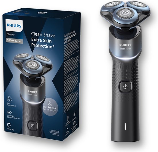 Philips Shaver Series 5000X - X5006/00 - Scheerapparaat voor mannen - Blauw