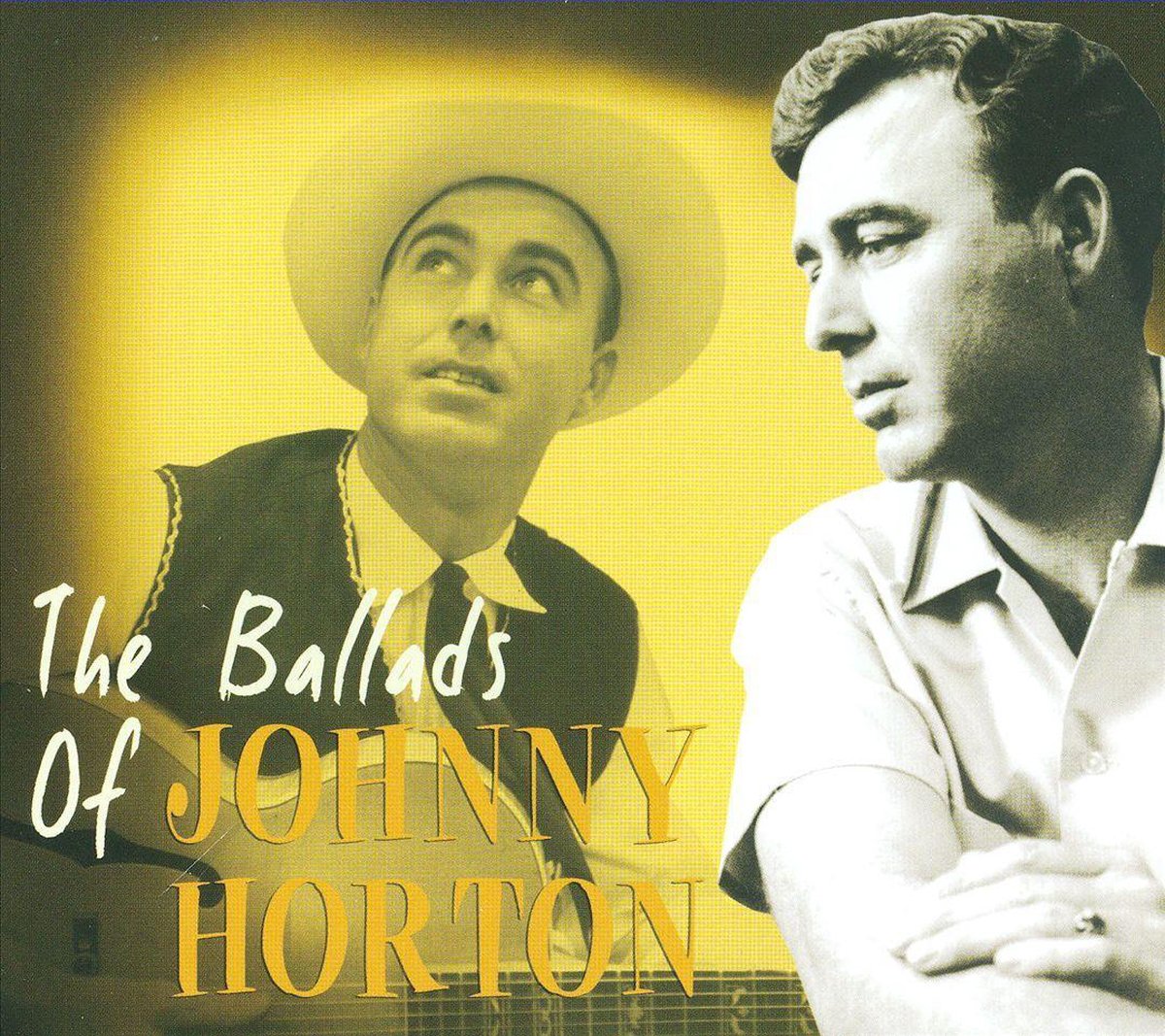 ballads, johnny horton, cd cover, vintage, country music