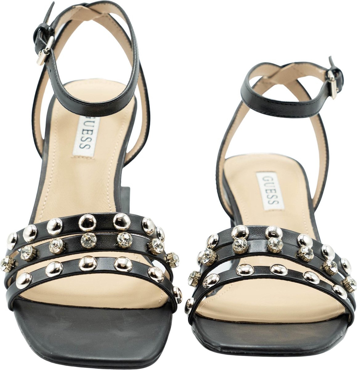 GUESS Selene Sandalo Dames Sandalen - 36 - Zwart