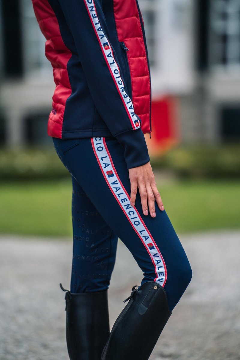 La Valencio Rijbroek Lvodie Full Grip - Dark Blue - 36