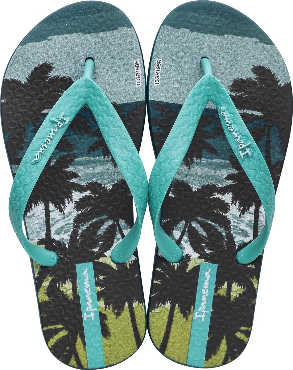 flip-flops, sandals, tropical, palm-tree, slip-on