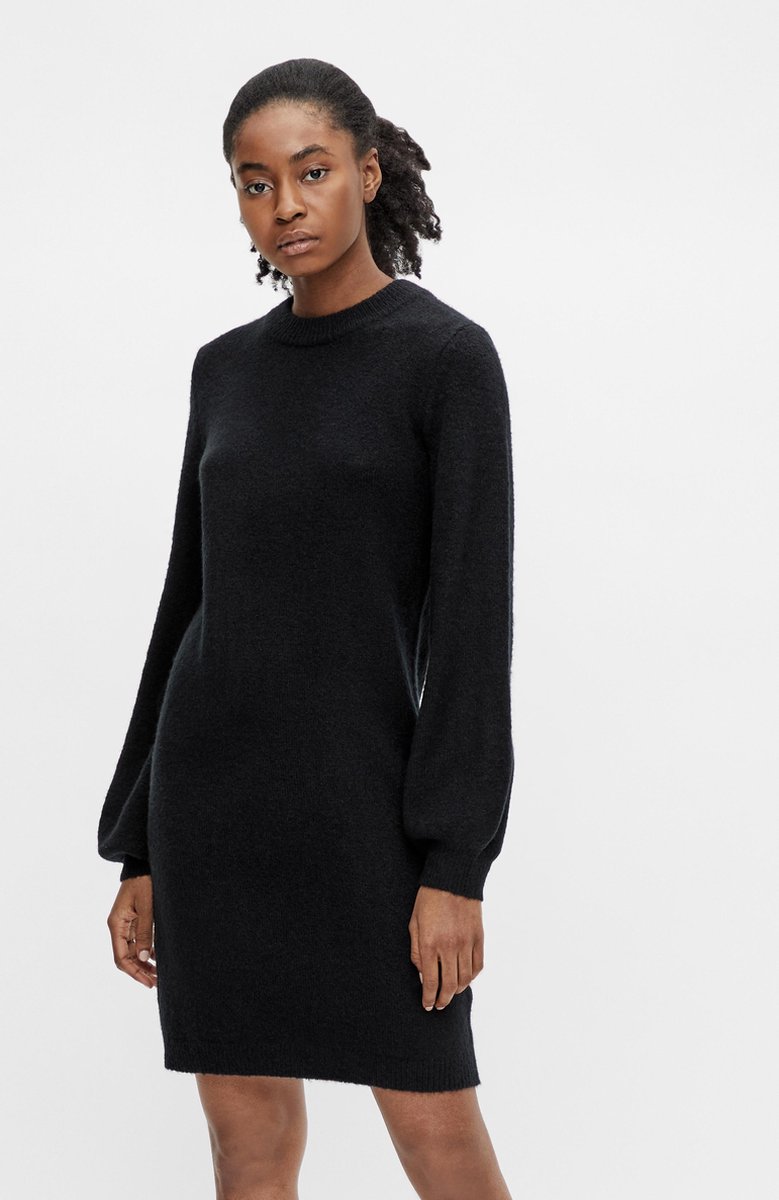 OBJECT - Maat L - OBJEVE NONSIA L/S KNIT DRESS Dames Jurk