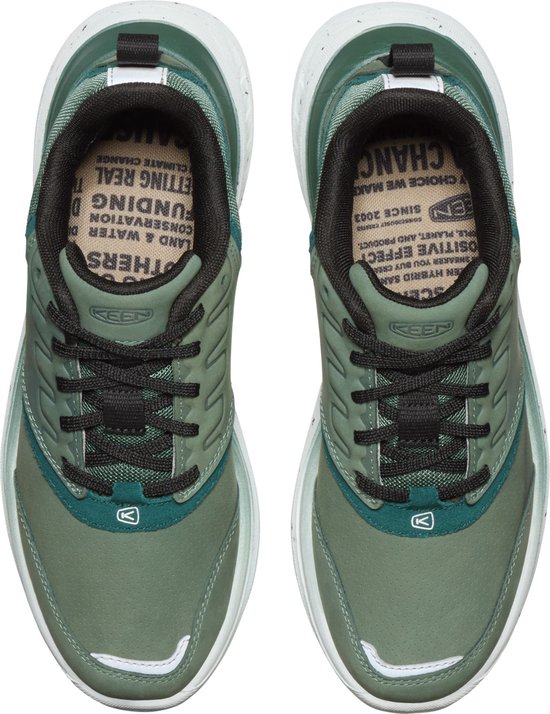 Keen WK400 -maat 40- Leather Dames Wandelschoenen Dark Forest/Sea Moss