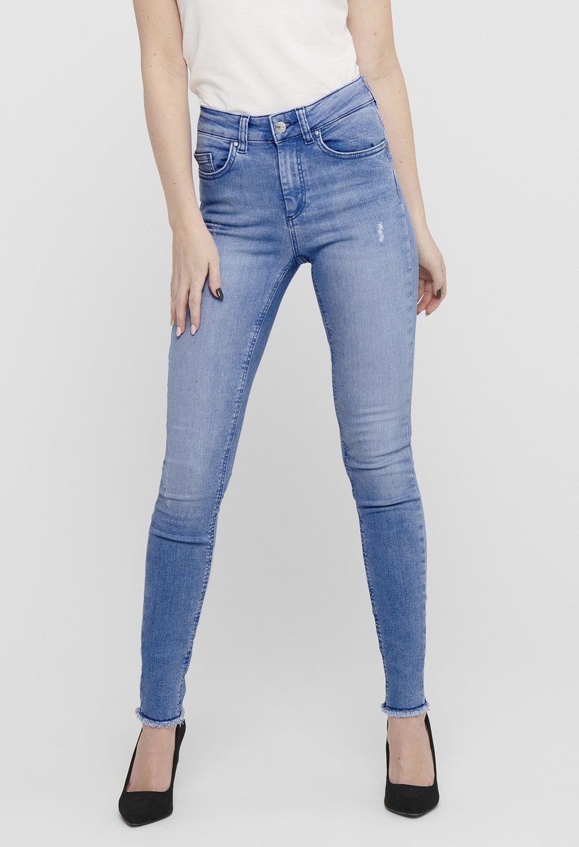 ONLY - Maat XS - ONLBLUSH LIFE MID SK AK RAW REA4347 NOOS Dames Jeans