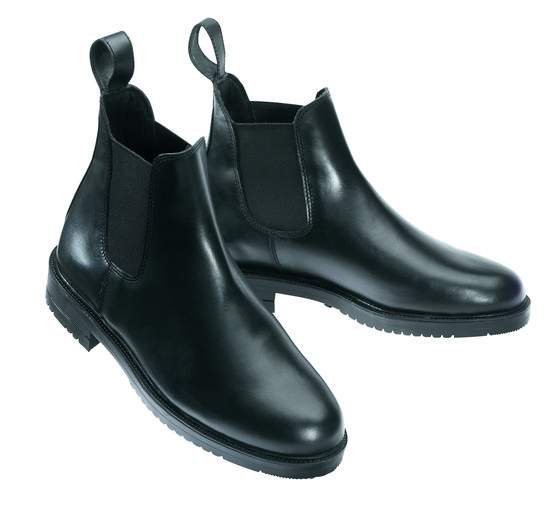 Equi Theme First leren jodphurs - Zwart - Maat 33
