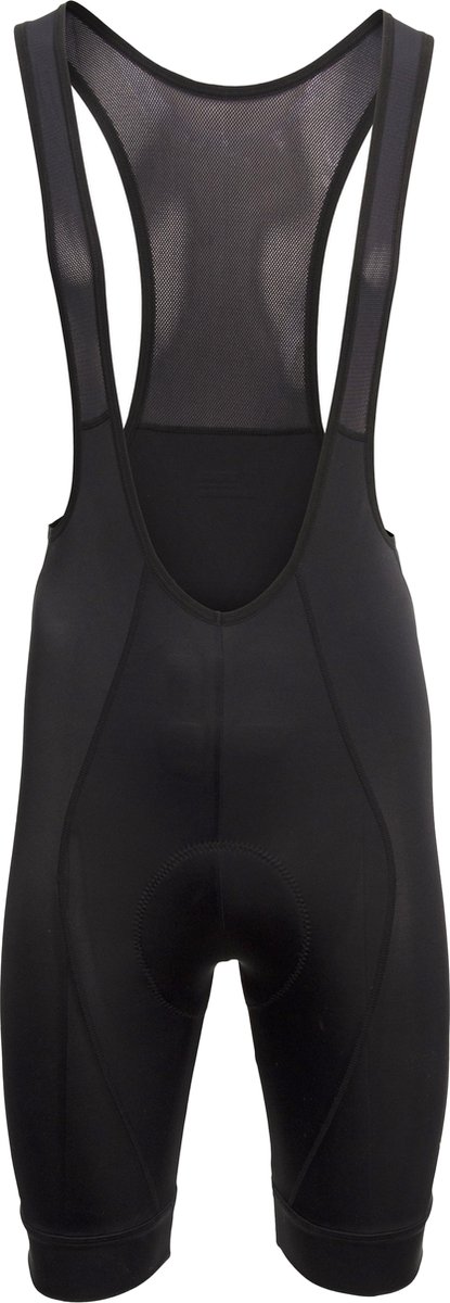 AGU - XXL Fietsbroek met Zeem Essential Heren - Met Bretels - Zwart