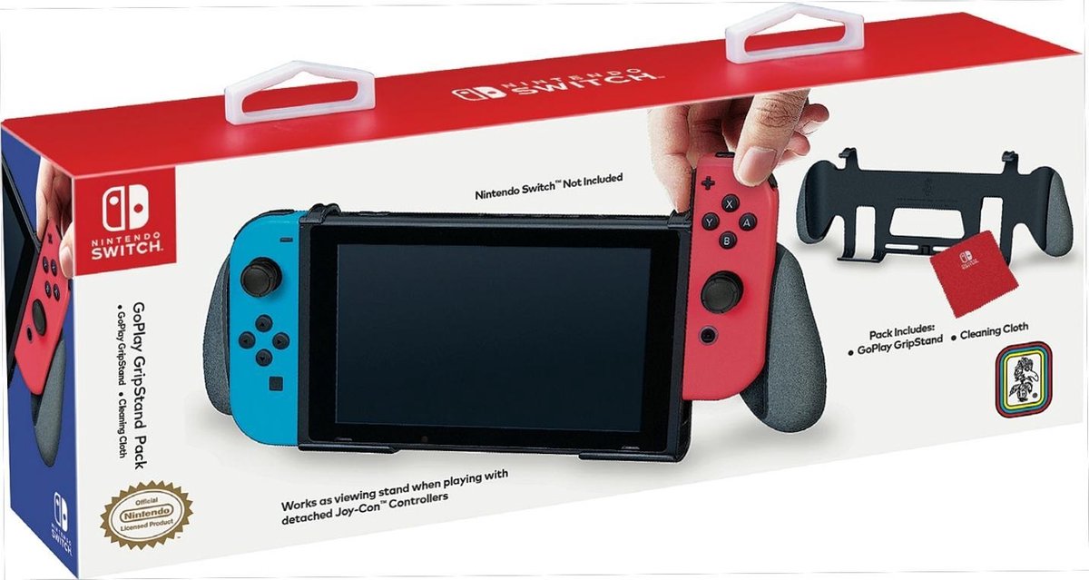 Bigben Official Licensed Goplay Gripstand Pack - Nintendo Switch