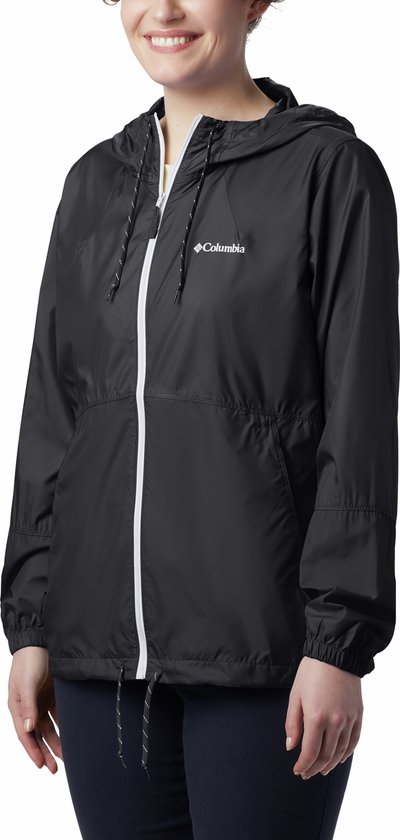 Columbia Maat M  Flash Forward™ Windbreaker Jas - Windbreaker Dames - Damesjas - Zwart - Maat M