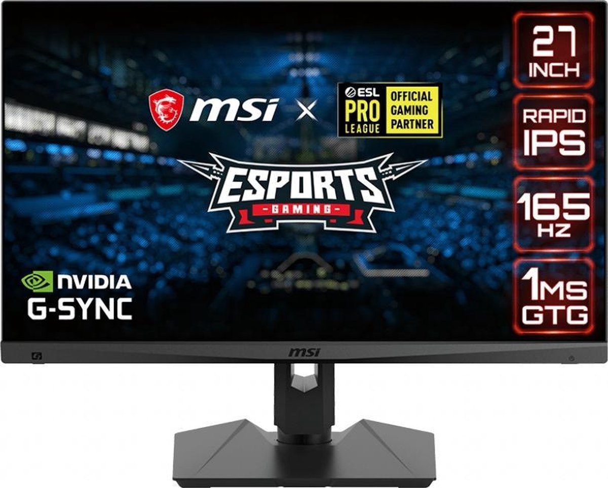 MSI Optix MAG274QRF-QD - QHD IPS USB-C 165Hz Gaming Monitor - 27 Inch